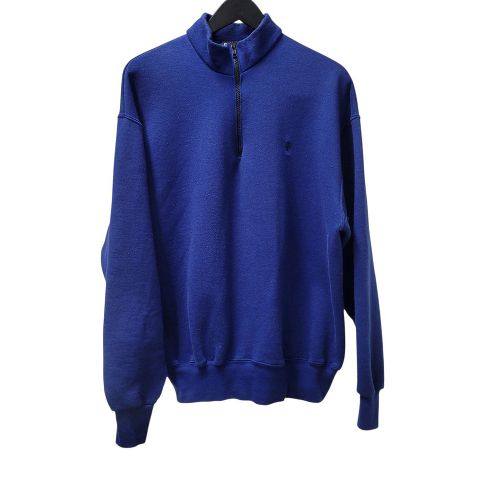 Vintage Polo Ralph Lauren Quarter-Zip Pullover Sweatshirt Size XL Men's